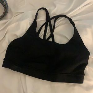 Lululemon energy bra size 8 black